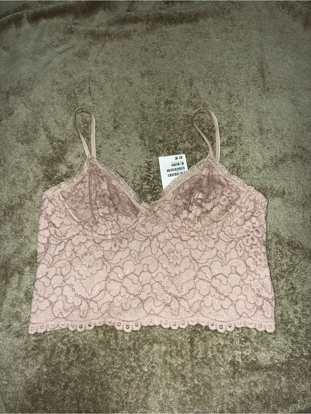 H&M Dusty Pink Lace Bralette